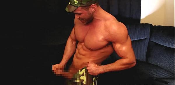  Military Muscle Cock Worship